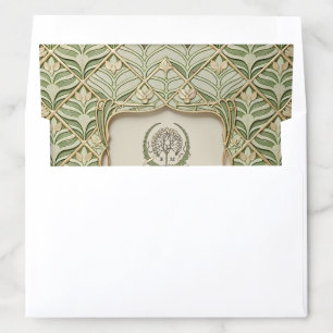 Art Nouveau Vintage Envelope Liner