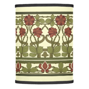 Art Nouveau Vintage Floral Border Frieze Lamp Shade