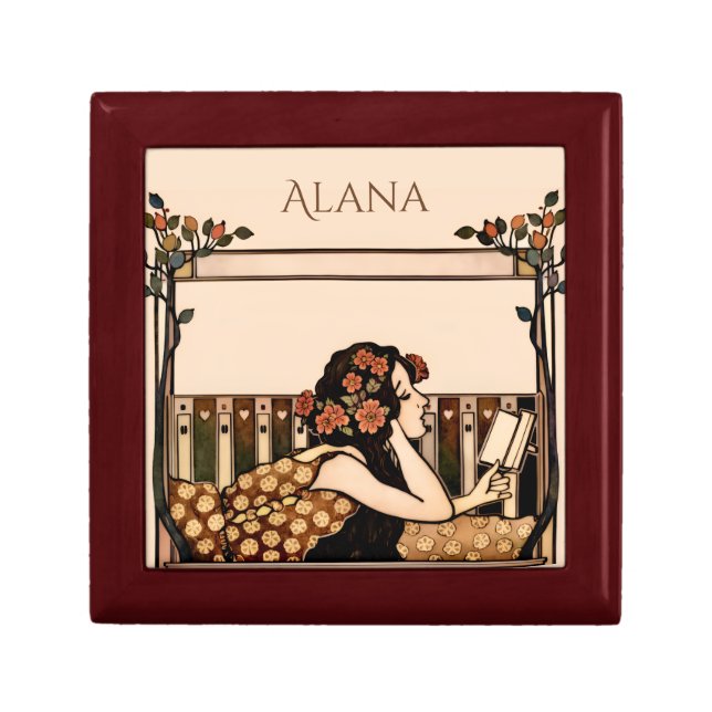 Art Nouveau Vintage reader Gift Box (Front)
