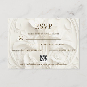 Art Nouveau Vintage Wedding Rsvp  Enclosure Card