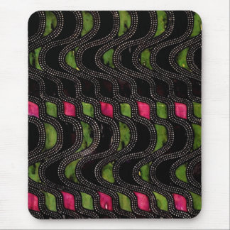 Art Nouveau Wave Pattern - Mousepad
