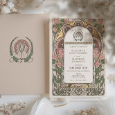 Mehndi di Raat Rose Gold Foil Accents Wedding Foil Invitation