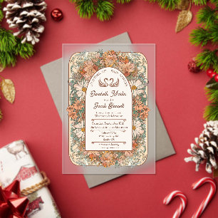 Art Nouveau Wedding Invitation