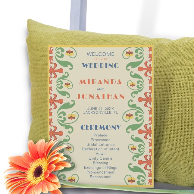 Art Nouveau Wedding Program (Creator Uploaded)