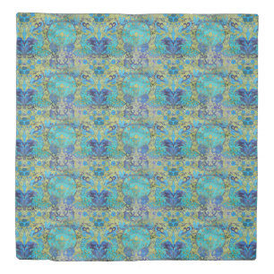 Art Nouveau William Morris 1970s Retro Reversible Duvet Cover