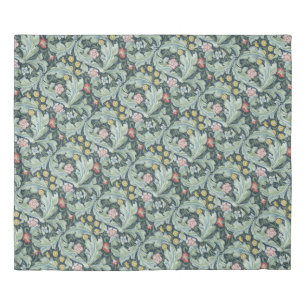 Art nouveau William Morris Leicester Flowers Folia Duvet Cover