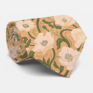 Art Nouveau William-Morris Pattern Neck Tie
