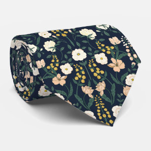 Art Nouveau William-Morris Pattern Neck Tie