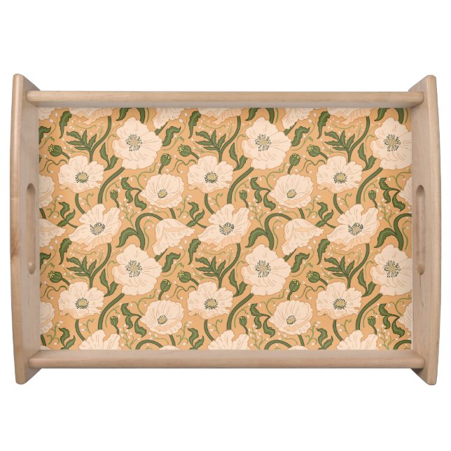 Art Nouveau William-Morris Pattern Serving Tray (Front)
