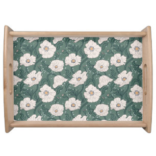 Art Nouveau William-Morris Pattern Serving Tray