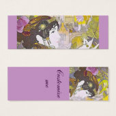 Art Nouveau Woman Bookmark (Front & Back)