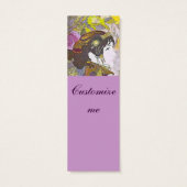 Art Nouveau Woman Bookmark (Back)