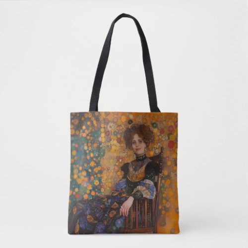 Art Nouveau Woman Gustav Klimt inspired Art Tote Bag