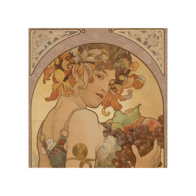 Art Nouveau Woman Mucha Beautiful (Front)