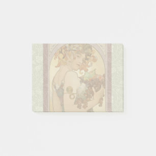 Art Nouveau Woman Mucha Beautiful Post-it Notes