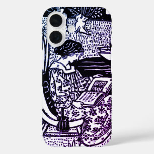 Art Nouveau Woman Reading iPhone 16 Case