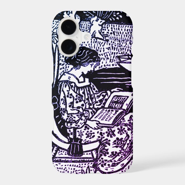Art Nouveau Woman Reading   Case-Mate iPhone Case (Back)
