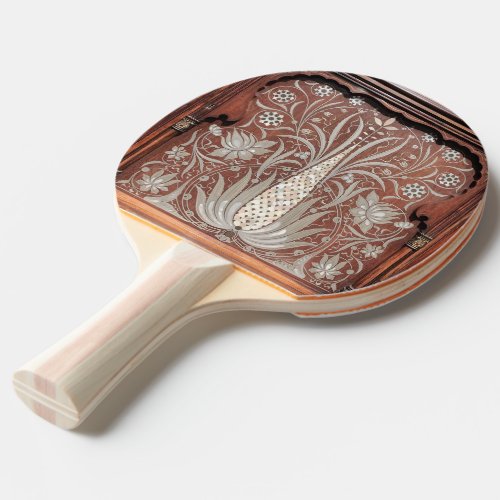 Art Nouveau wood work beautiful original belle e Ping Pong Paddle