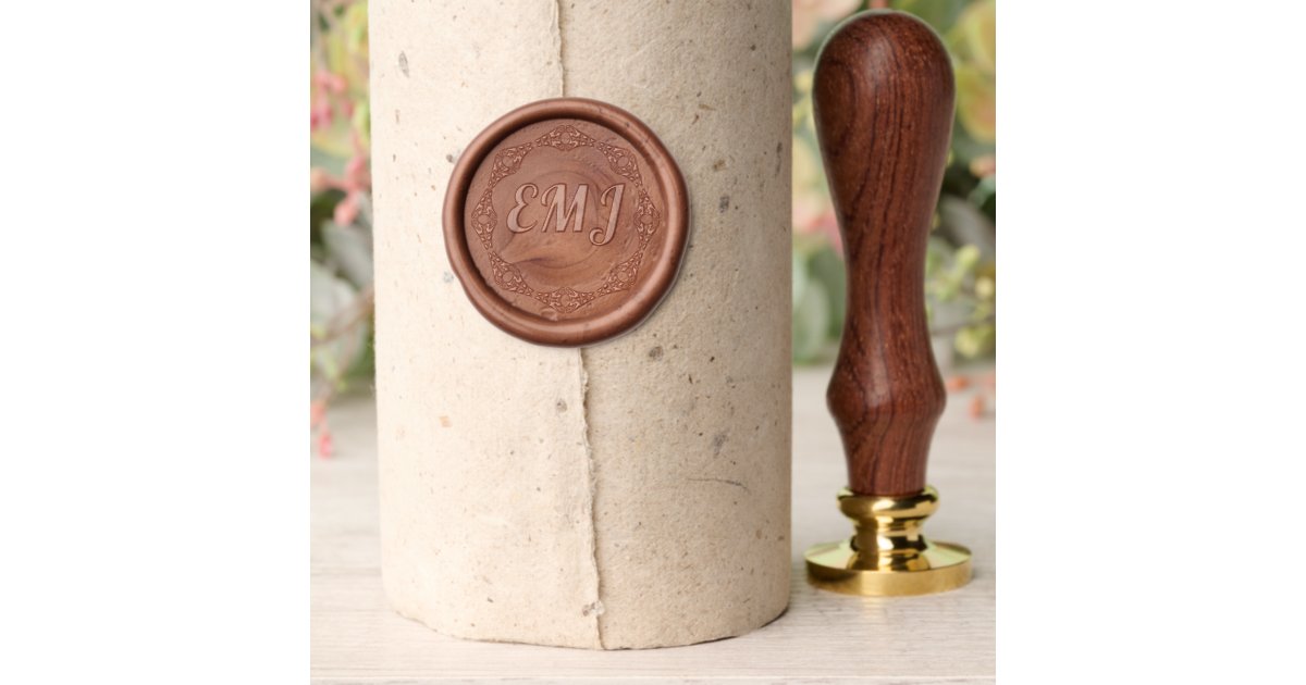 The Hunt is Over Antler Wedding Personalized Wax Seal Stamp