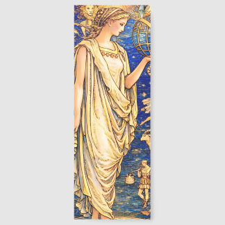 Art Nouveau Zodiac Goddess Celestial Illustration Bookmarks