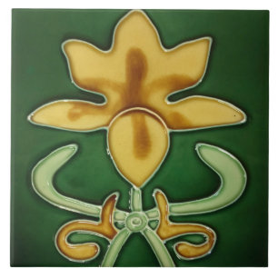 Art Noveau Ceramic wall Fireplace tile