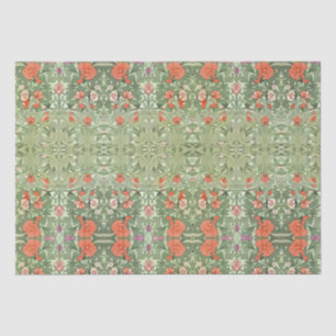Art Noveau Victorian Floral Inspired Pattern Wrapp Tissue Paper