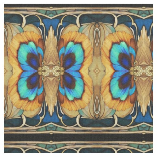 Art Nuovae Victorian Style Quilt Border Fabric