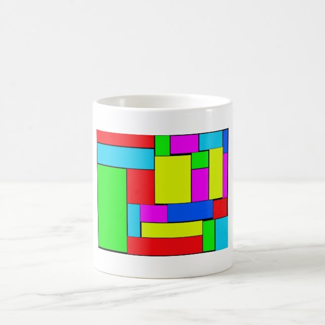 art of abstract coffee mug (Center)