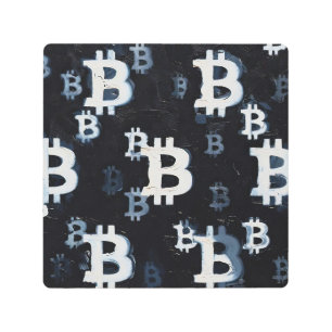 Art of Bitcoin (BW #4) oil painting