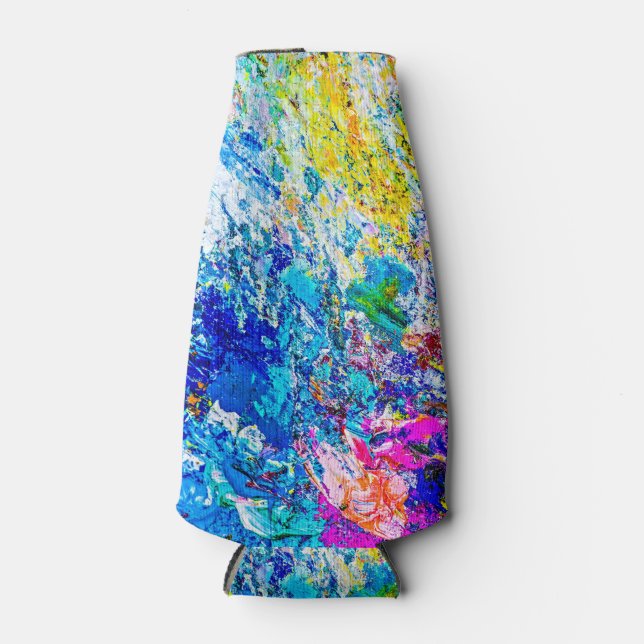 Art of color palette bottle cooler (Front)