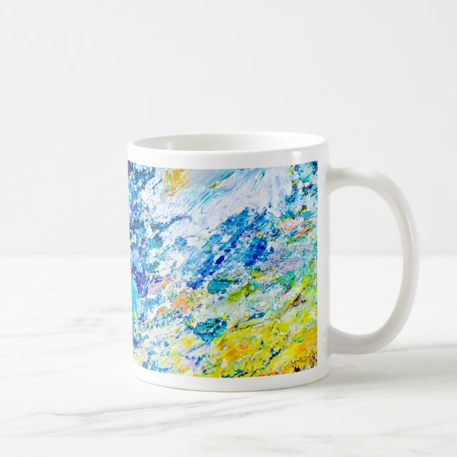 Art of color palette coffee mug (Right)