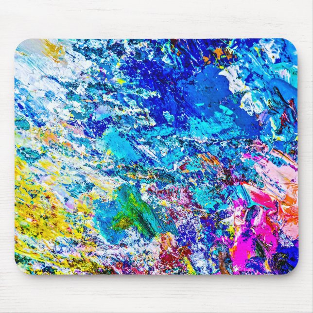 Art of color palette mouse pad (Front)