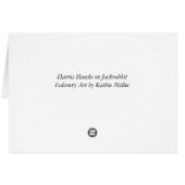 Art of Falconry - Harris Hawks Cards (Back Horizontal)