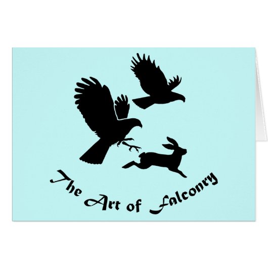 Art of Falconry - Harris Hawks Cards (Front Horizontal)