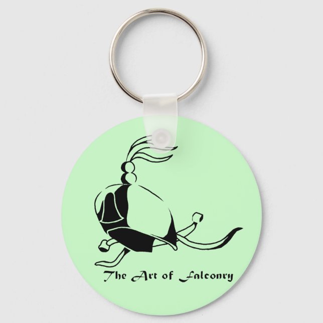 Art of Falconry - Hood Keychain (Front)