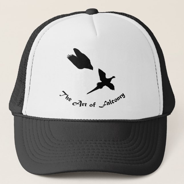 Art of Falconry- Peregrine Falcon Trucker Hat (Front)