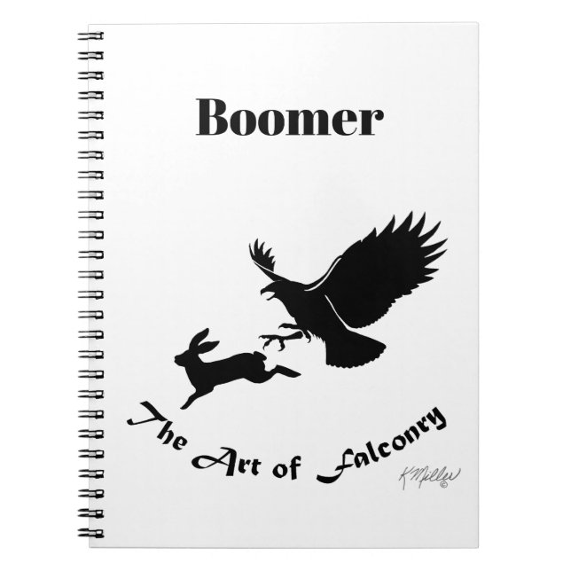 Art of Falconry - Red Tail Hawk Notebook (Front)