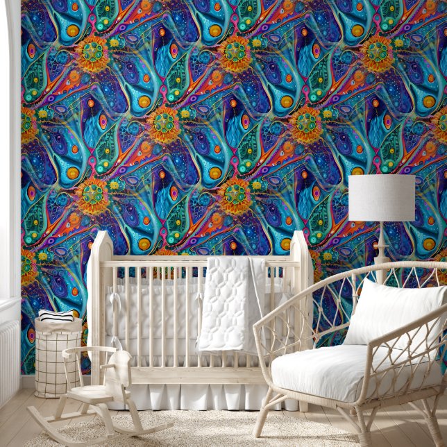 Art of Image Abstraction - seamless pattern 10 Wallpaper (Kids)