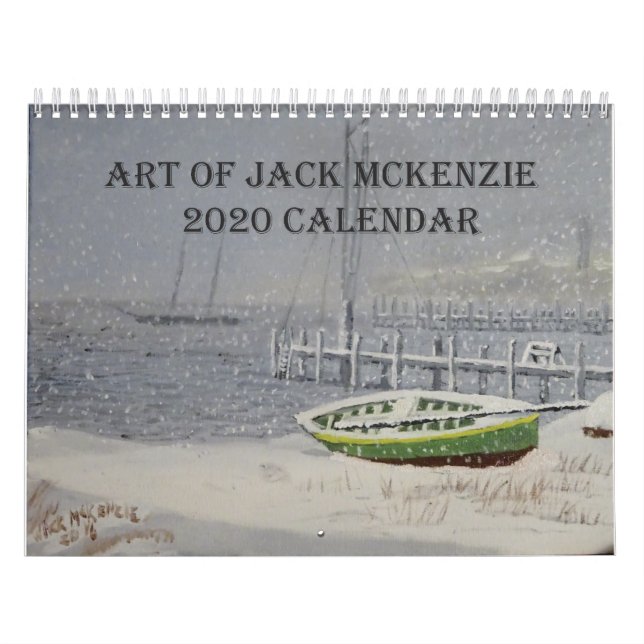 Art of Jack Mckenzie 2020 Calendar (Cover)