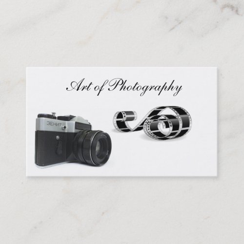 Art of photography business card