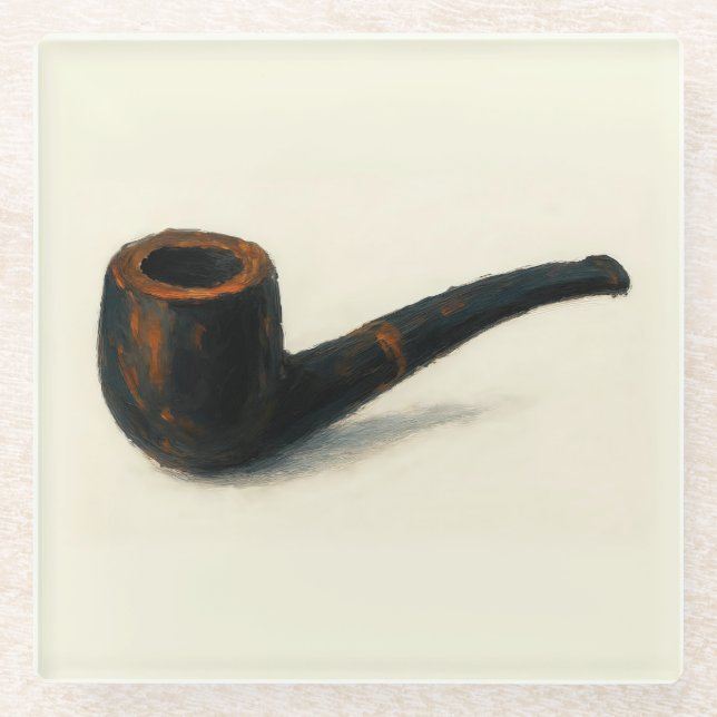 Art of Pipe Glass Coaster (Front)