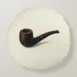 Art of Pipe Round Pillow