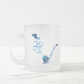 Art of Pipe Smoking 2 Frosted Glass Coffee Mug