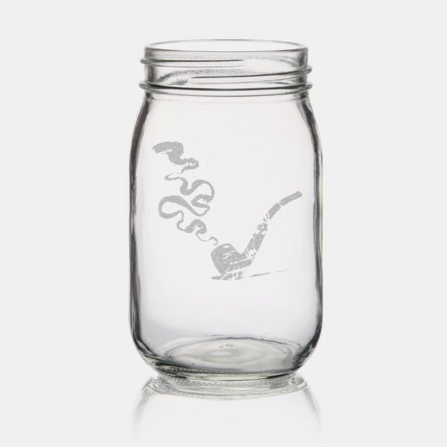Art of Pipe Smoking 2 Mason Jar (Glassware)