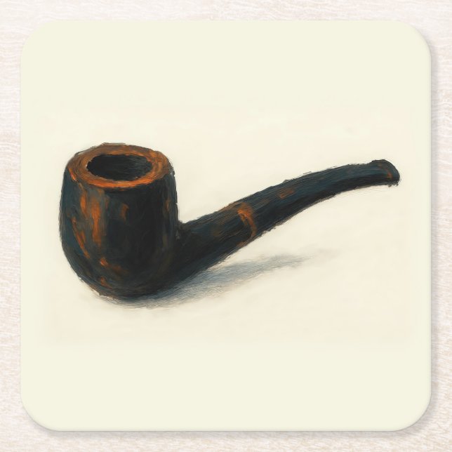 Art of Pipe Square Paper Coaster (Front)