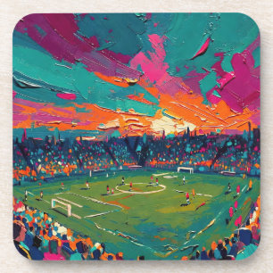 Art of Soccer (#1) Beverage Coaster