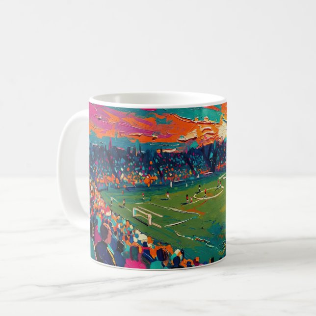 Art of Soccer (#1) Coffee Mug (Front Left)