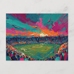 Art of Soccer (#1) Postcard