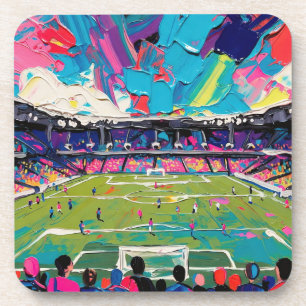 Art of Soccer (#3) Beverage Coaster