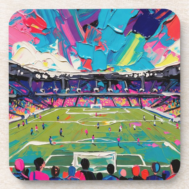 Art of Soccer (#3) Beverage Coaster (Front)